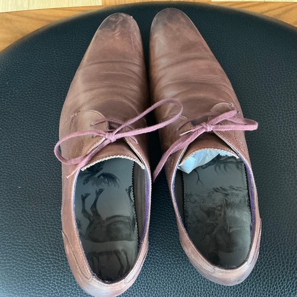 Ted Baker Patrii Mens Dark Tan Derby Size 11US, 44 EU, 10 UK main image 5